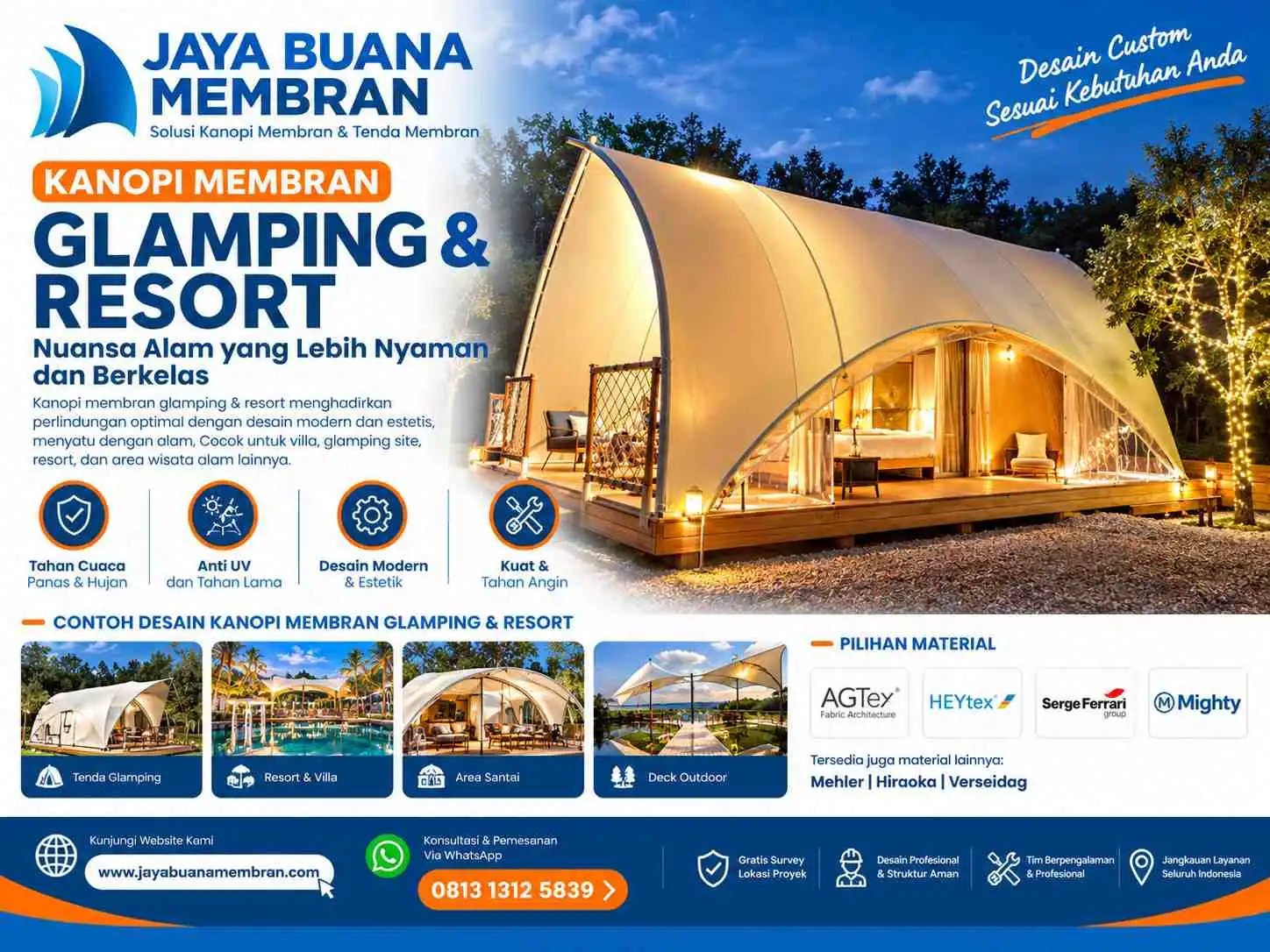 Kanopi Membran Glamping & Resort